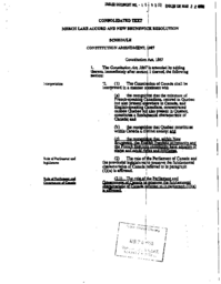 46-90(1) - New Brunswick Companion Resolution to Meech Lake Accord, Consolidated Text