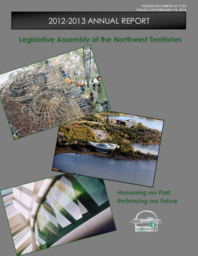 043-17(5) - 2012-2013 Annual Report of the Legislative Assembly 