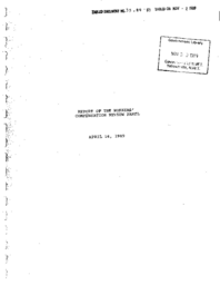 35-89(2) - Report of the Workers' Compensation Review Panel of April 16, 1989