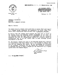 030-91(1) - Support for Highway System Connecting Arviat, Whale Cove, Rankin, Chesterfield Inlet and Baker Lake to Churchill