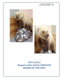 006-17(4) - 2011/2012 Report of the Legal Services Board of the NWT 