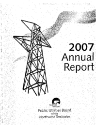 023-16(2) - Public Utilities Board of the Northwest Territories 2007 Annual Report