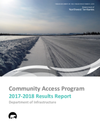 281-18(3) - Community Access Program 2017-2018 Results Report 