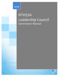 Northwest Territories Health and Social Services Authority Governance Manual