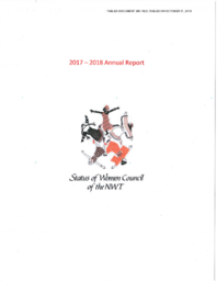 285-18(3) - 2017-2018 Annual Report Status of Women Council of the Northwest Territories 