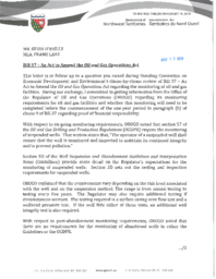 493-18(3) - Correspondence from the Honourable Wally Schumann regarding Bill 37: An Act to Amend the Oil and Gas Operations Act 