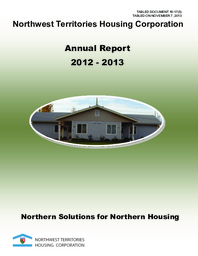 016-17(5) - Northwest Territories Housing Corporation Annual Report 2012-2013 