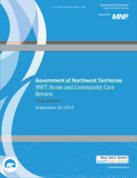 150-19(2) - Government of Northwest Territories NWT Home and Community Care Review, Final Report, September 26, 2019 