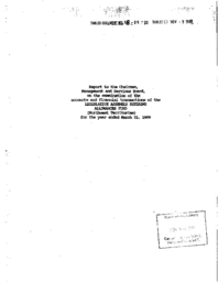 48-89(2) - Report to the Chairman, Management and Services Board, on the Examination of Accounts and Financial Transactions of the Legislative Assembly Retiring Allowances Fund, NWT, for the Year Ended March 31, 1989