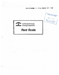 11-88(2) - Current Rent Scale of Housing Corporation