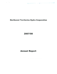 33-16(3) - Northwest Territories Hydro Corporation 2007/08 Annual Report