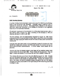 112-12(3) - Letter to All Tenants Concerning Staff Housing Strategy - It Refers to an Act Which Does Not Exist