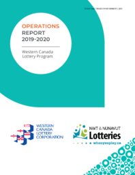 247-19(2) - Operations Report 2019-2020 Western Canada Lottery Program 