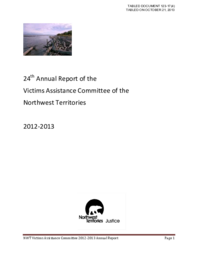 123-17(4) - 24th Annual Report of the Victims Assistance Committee 2012-2013 