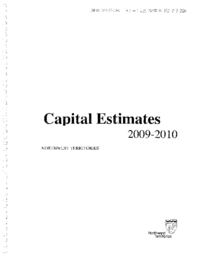 093-16(2) - Northwest Territories Capital Estimates 2009-2010