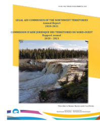 492-19(2) - Legal Aid Commission of the Northwest Territories Annual Report 2020-2021 