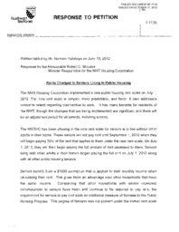 066-17(3) - Response to Petition 1-17(3), Rents Charged to Seniors Living in Public Housing 