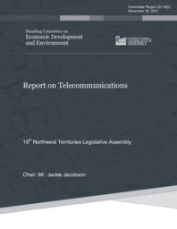 CR 22-19(2) - Report on Telecommunications