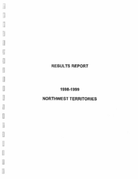 027-14(3)-Results reports : ... Northwest Territories.