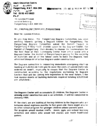 17-88(2) - Letter from Pangnirtung Day-Care Committee, Request for Assistance