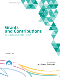 030-18(3) - Grants and Contributions Results Reports 2016-2017 