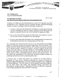 360-18(3) - Follow-up to Oral Question 517-18(3): New Mine Potential Resource Forecasting Analysis 