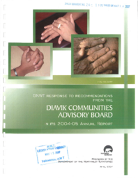 26-15(6) -  GNWT Response to Recommendations from the Diavik Communities Advisory Board in its 2004-05 Annual Report