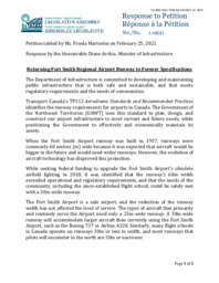 388-19(2) - Returning Fort Smith Regional Airport Runway to Former Specifications