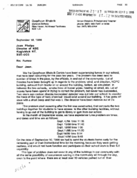 023-13(6)-Letter to Jean Phelps, Director of the Kitikmeot Board of Education, from Simon Okpakok, Principal of Quqshuun Ilihakvik School