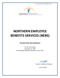 477-19(2) - Northern Employee Benefits Services (NEBS) Pension Plan Annual Report for the Year Ended December 31, 2020 