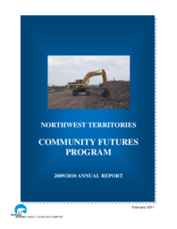 155-16(5) - NWT Community Futures Program 2009-2010 Annual Report 