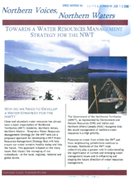 066-16(2) - Northern Voices, Northern Waters : Towards a Water Resources Management Strategy for the NWT