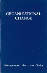 Management Information Series: Organizational Change