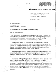 12-89(1) - Letter from Pangnirtung Regarding Day-Care Facilities