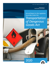 307-19(2) - Annual Report of the Legislative Assembly under the Transportation of Dangerous Goods Act - 2020 