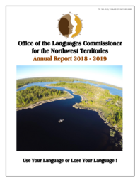 120-19(2) - Office of the Languages Commissioner for the Northwest Territories Annual Report 2018-2019 