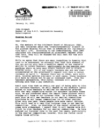 035-91(1) - Letter from Kitikmeot Board of Education Pertaining to Housing Policy