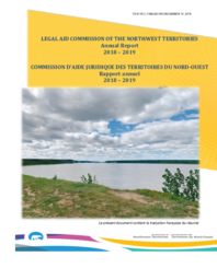 08-19(1) - Legal Aid Commission of the Northwest Territories Annual Report 2018-2019 