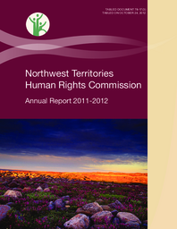 078-17(3) - NWT Human Rights Commission Annual Report 2011-2012 