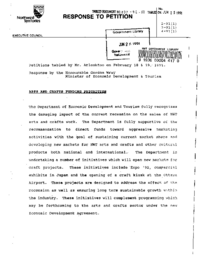 107-91(1) - Response to Petitions 2-91(1), 3-91(1), 4-91(1), 6-91(1), 10-91(1), 12-91(1), 13-91(1), 14-91(1), 15-91(1), 16-91(1), 17-91(1), 18-91(1), 19-91(1)