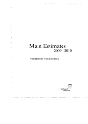 11-16(3) - Main Estimates 2009-2010