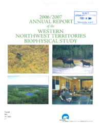 020-16(2) - 2006/2007 Annual Report of the Western Northwest Territories Biophysical Study