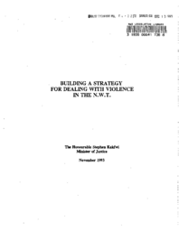 04-12(5) - Building a Strategy for Dealing with Violence in the N.W.T.