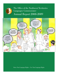 005-16(5) - The Office of the NWT Languages Commissioner Annual Report 2008-2009 