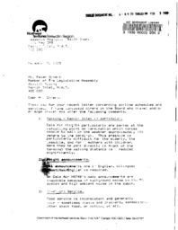 04-89(1) - Letter from Keewatin Regional Health Board Regarding Airline Scheduling Services