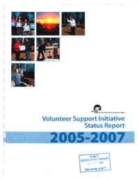 66-15(6) - Volunteer support initiative : status report 2005-2007