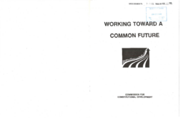 003-12(3) - Commission for Constitutional Development Phase I Report: Working Toward a Common Future