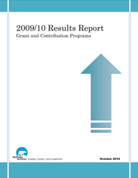 116-16(5) - 2009-10 Results Report: Grants and Contributions Program 