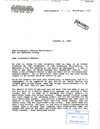 23-12(4) - Correspondance from Fort Smith Constituents Regarding Unfair Practice of GNWT Charging Parking Fee to Civil Servants