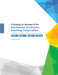 478-19(2) - A Strategy for Renewal of the Northwest Territories Housing Corporation - Purpose, People, Programs, Partnerships, November 2021 